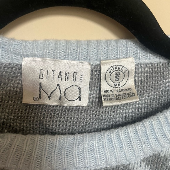 Vintage Gitano Ma Pastel Acrylic Sweater #72 - Picture 3 of 9